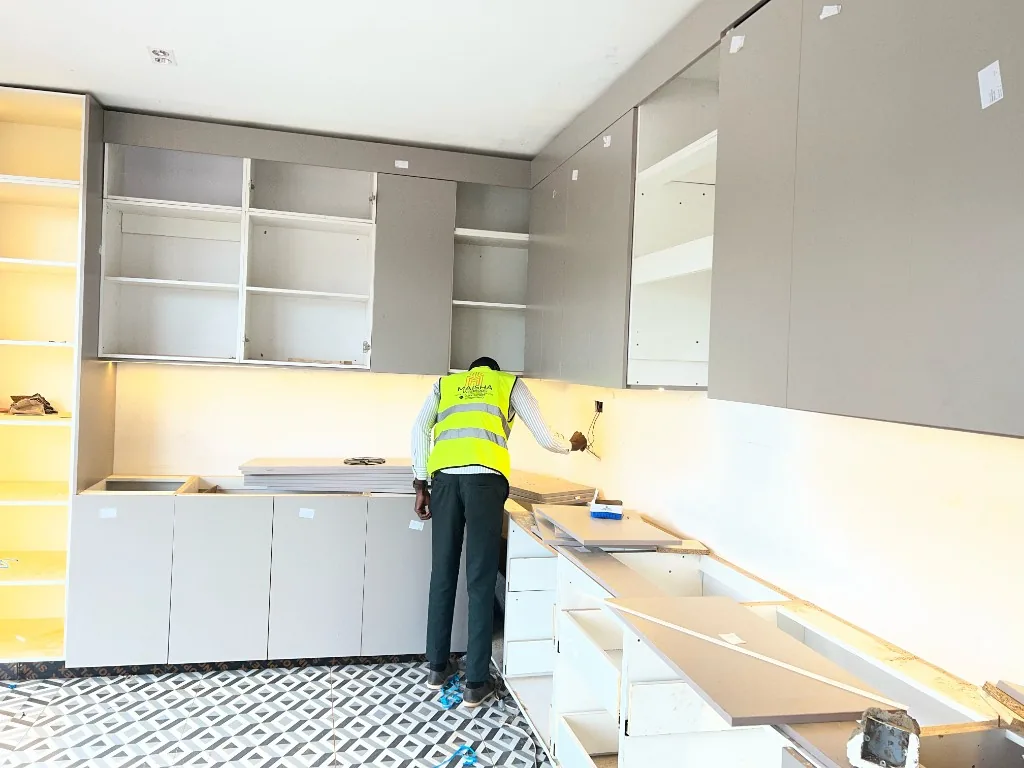 Kitchen installation by Maisha Interiors